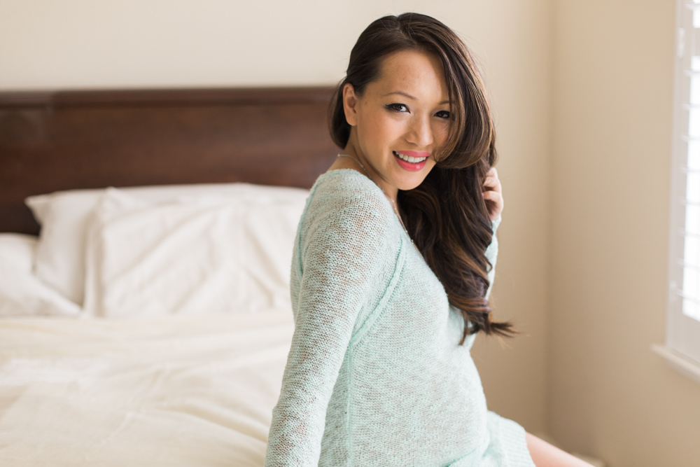 Romantic Maternity Session at home // Bay Area Photographer Olivia Richards