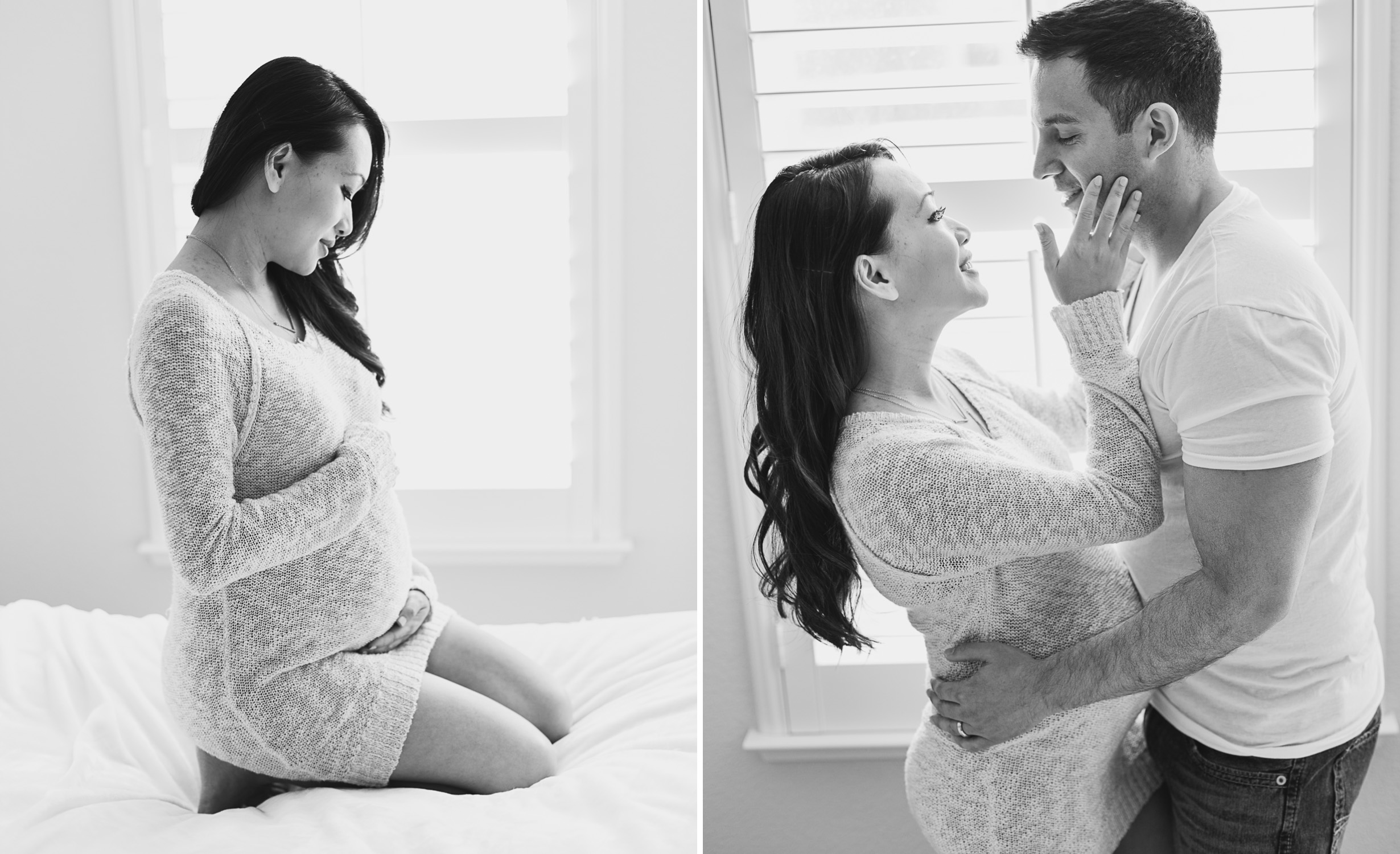 Romantic Maternity Session at home // Bay Area Photographer Olivia Richards