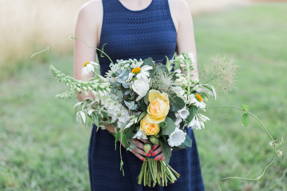  Yellow Wedding Floral Bouquet // Bay Area Wedding Photographer // Olivia Richards Photography 