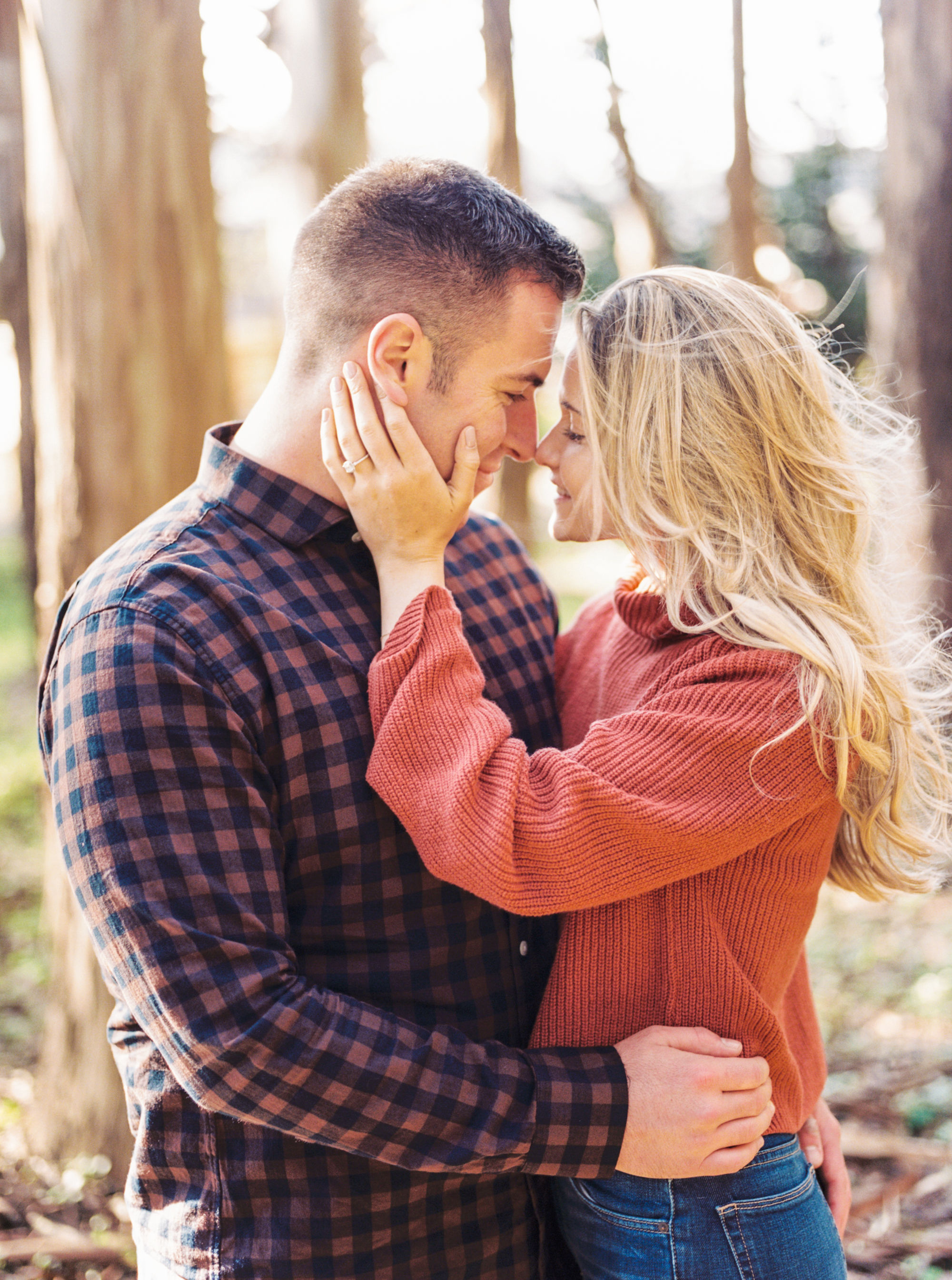 Carrie & Dane's Woodsy San Francisco Engagement Session 