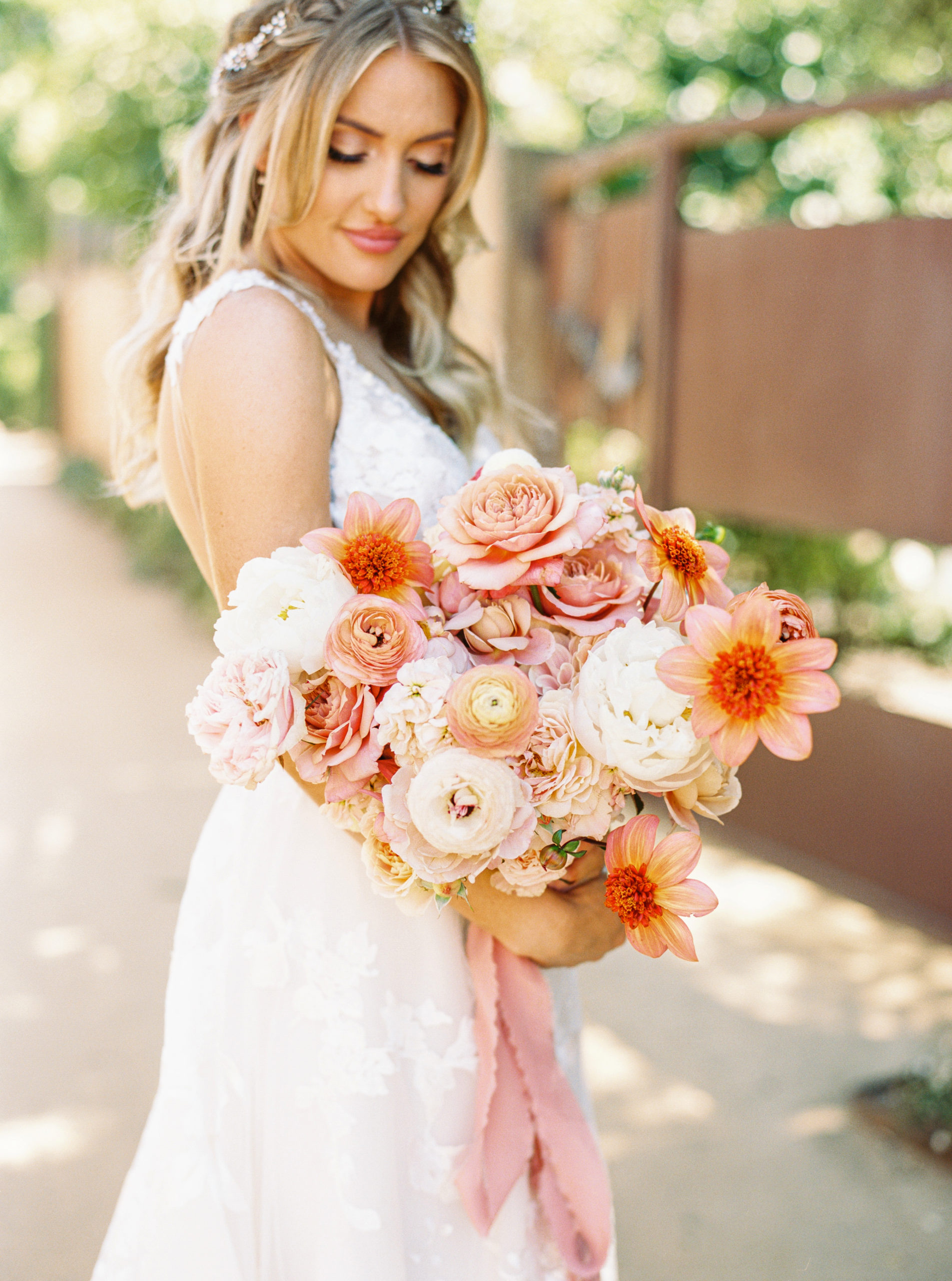 Colorful Wedding Spring Bouquets